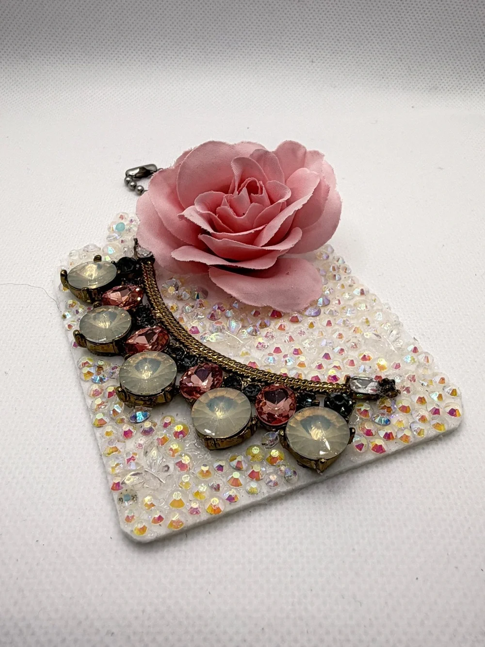 Handmade Pink Purse Charm - Statement decoration - Can be customized